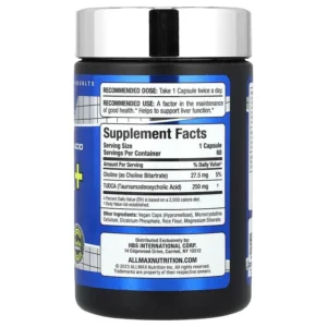 ALLMAX, TUDCA, Protection du foie, 60 capsules