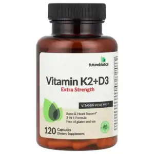 Futurebiotics, Vitamine K2 + D3, Extrapuissante, 120 capsules