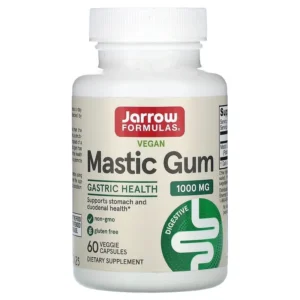 Jarrow Formulas, Gomme de mastic vegan, 60 capsules végétales (500 mg par capsule)