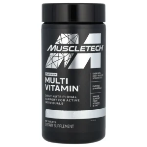 MuscleTech, Multivitamines Platine, 90 comprimés