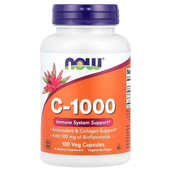 NOW Foods, C-1000, 100 capsules végétales