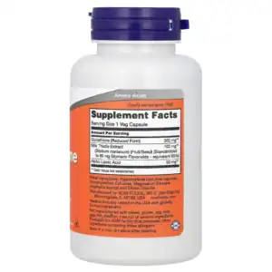 NOW Foods, Glutathion, 500 mg, 60 capsules végétariennes