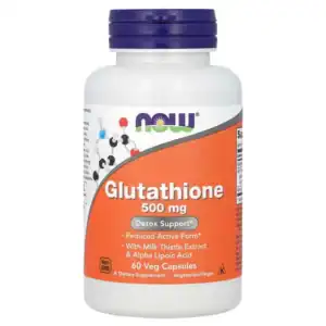 NOW Foods, Glutathion, 500 mg, 60 capsules végétariennes