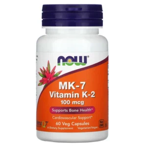 Vitamine K2 MK7 NOW Foods capsules végétariennes