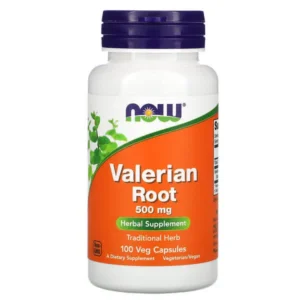 NOW Foods, Racine de valériane, 500 mg, 100 capsules végétariennes