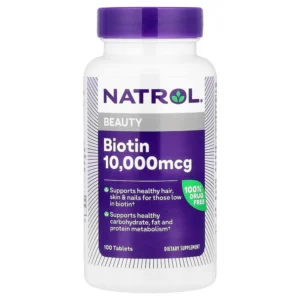 Natrol, Biotine, 100 comprimés