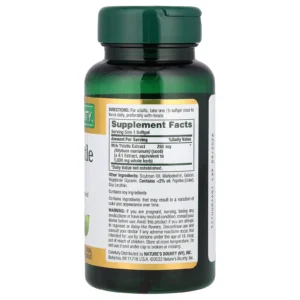 Nature’s Bounty, Extrait de chardon-Marie, 1000 mg, 50 capsules à enveloppe molle à libération rapide