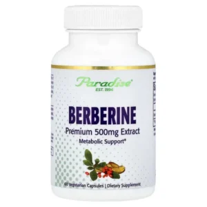 Paradise Herbs, Extrait de berbérine, 500 mg, 180 capsules végétariennes