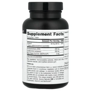 Source Naturals, DIM, 200 mg, 60 comprimés