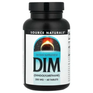Source Naturals, DIM, 200 mg, 60 comprimés