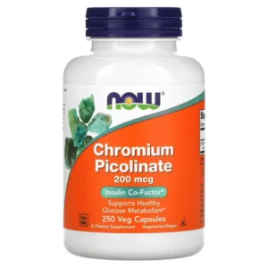 NOW Foods, Picolinate de chrome, 200 µg, 250 capsules végétales