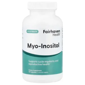 Fairhaven Health, Myo-inositol, 120 capsules (500 mg pièce)