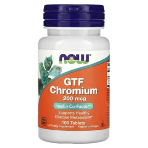NOW Foods, Chrome GTF, 200 µg, 100 comprimés