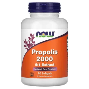 NOW Foods, Propolis 2000, Extrait à 5:1, 400 mg, 90 capsules à enveloppe molle